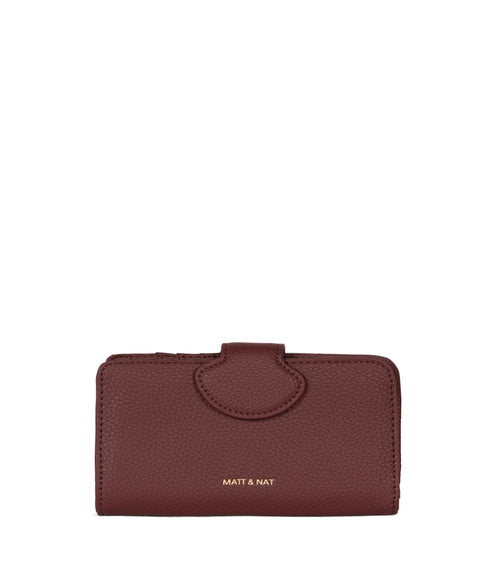 FLOAT Vegan Wallet - Grain | Color: Cherry - variant::cherry