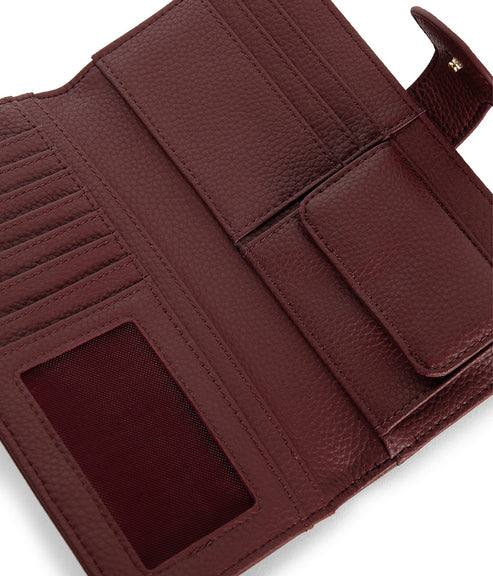 FLOAT Vegan Wallet - Grain | Color: Cherry - variant::cherry