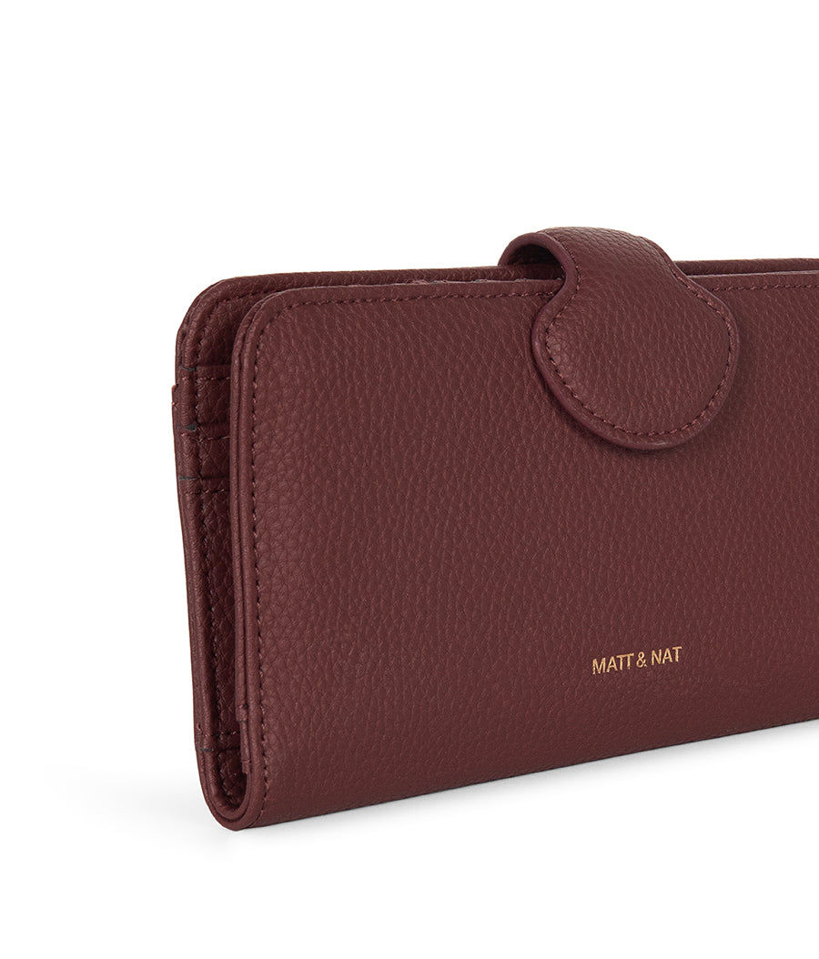FLOAT Vegan Wallet - Grain | Color: Cherry - variant::cherry