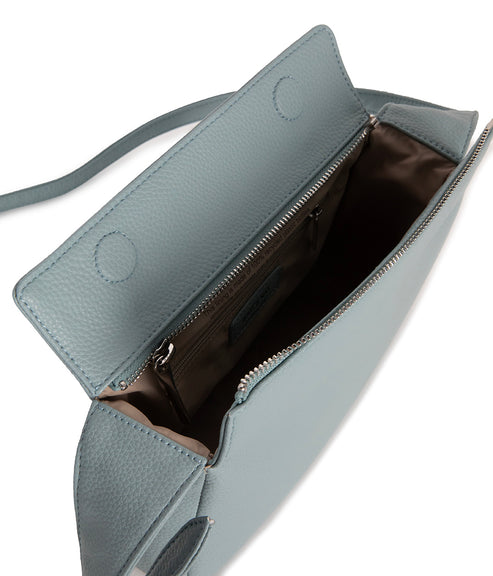 KERI Vegan Crossbody Bag – Grain | Color: Aquamarine - variant::aquamarine