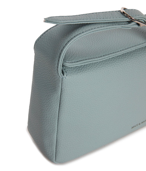 KERI Vegan Crossbody Bag – Grain | Color: Aquamarine - variant::aquamarine