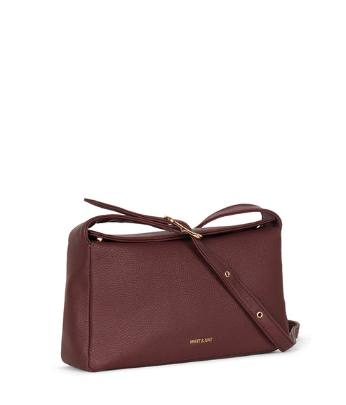 KERI Vegan Crossbody Bag – Grain | Color: Cherry - variant::cherry