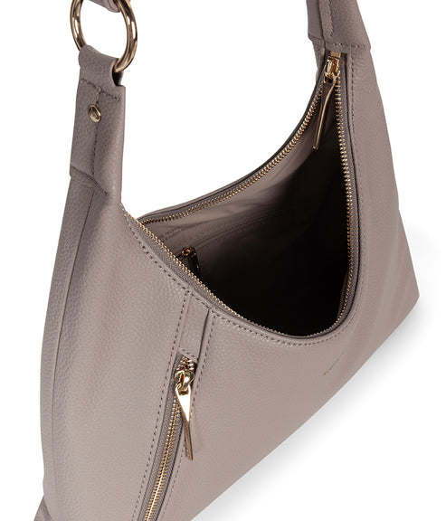 MORGAN Vegan Hobo Bag - Grain | Color: Plateau - variant::plateau