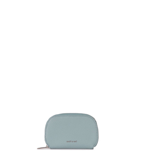 NADYA Vegan Card Holder – Grain | Color: Aquamarine - variant::aquamarine