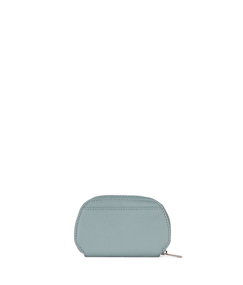 NADYA Vegan Card Holder – Grain | Color: Aquamarine - variant::aquamarine