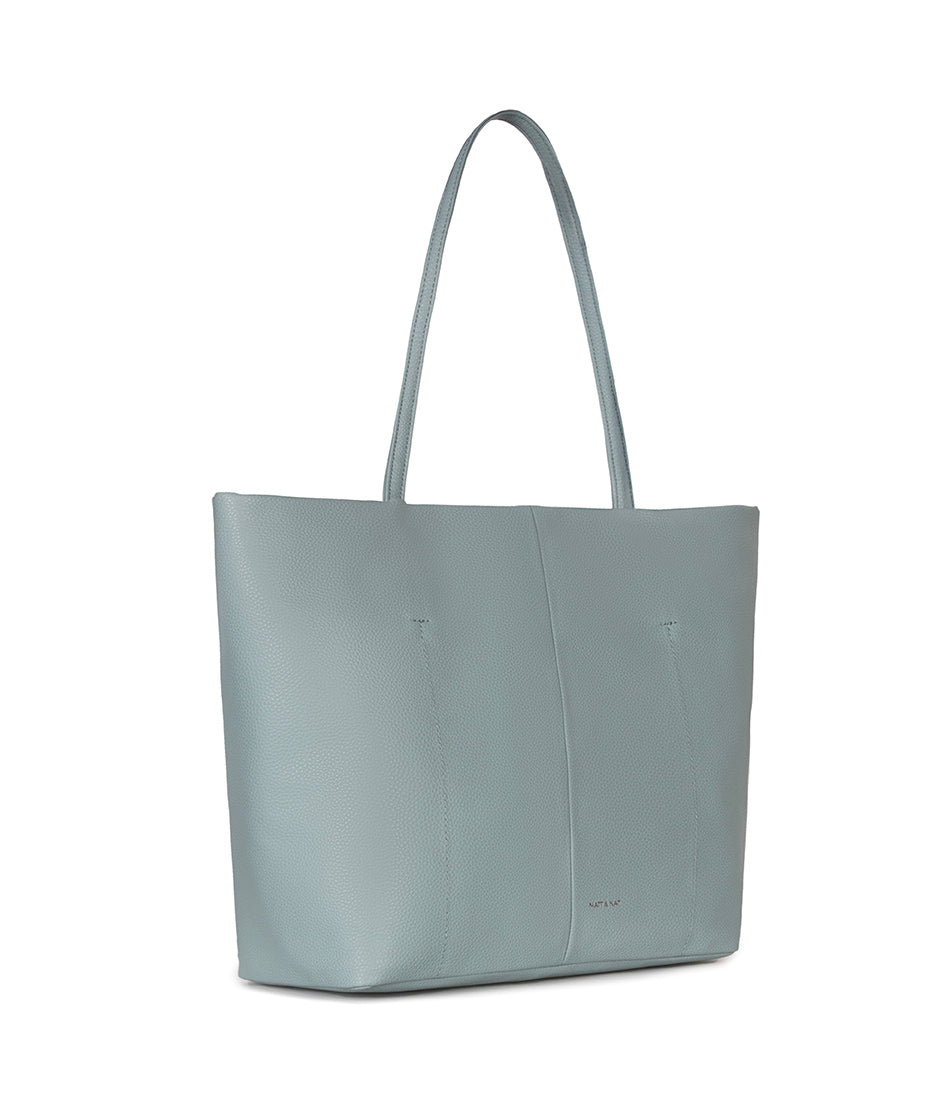 NATALIA Vegan Tote Bag – Grain | Color: Aquamarine - variant::aquamarine