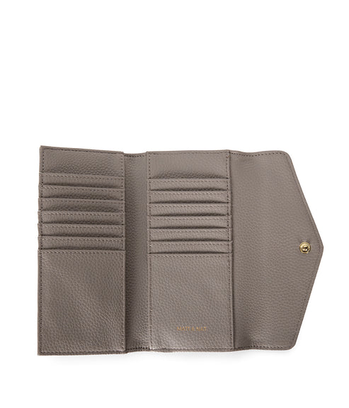 Raye Vegan Wallet - Grain | Color: Plateau - variant::plateau