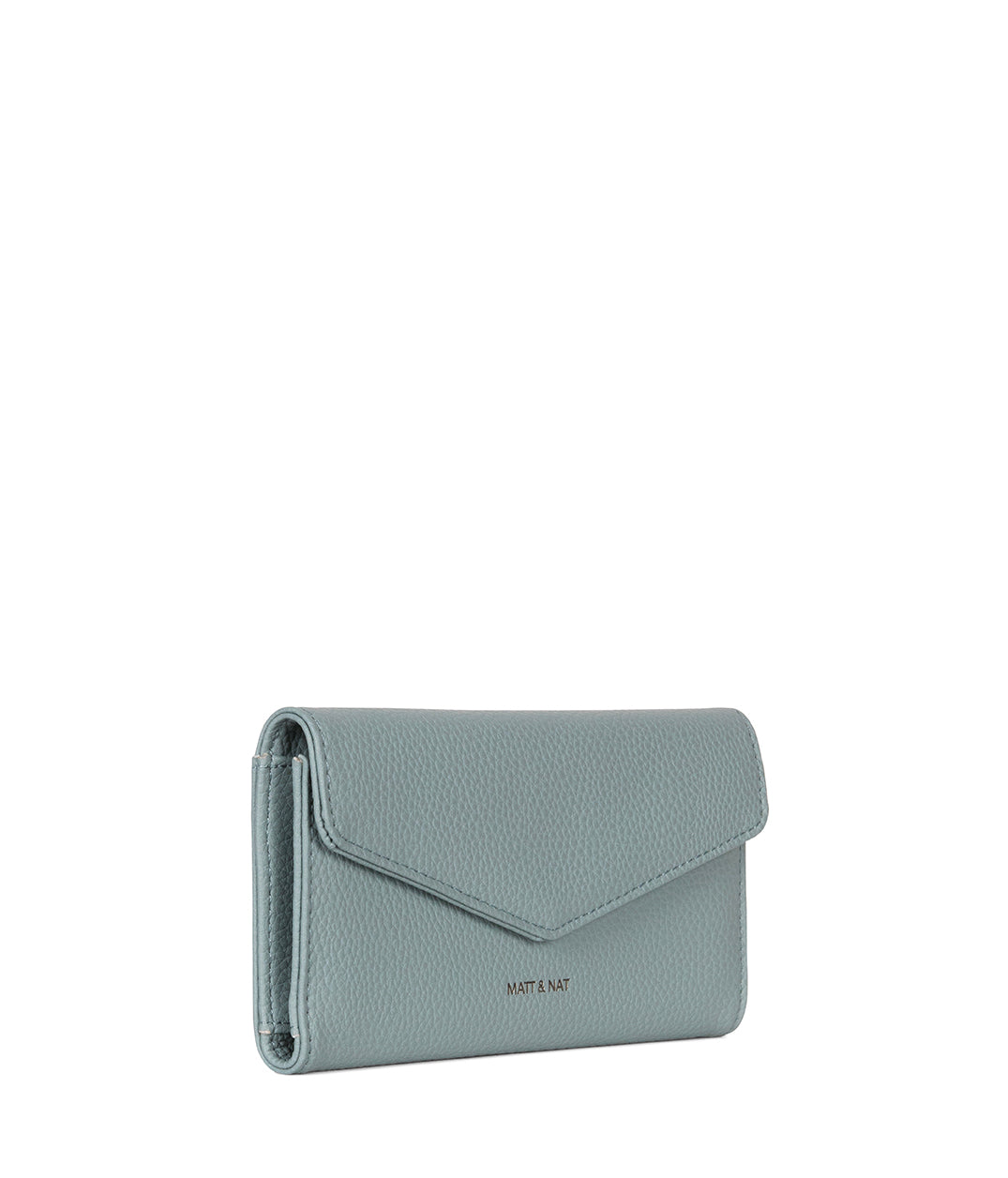 Raye Vegan Wallet - Grain | Color: Aquamarine - variant::aquamarine