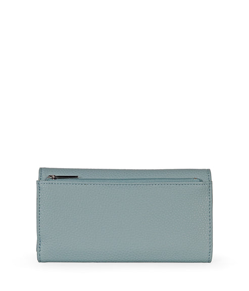 Raye Vegan Wallet - Grain | Color: Aquamarine - variant::aquamarine