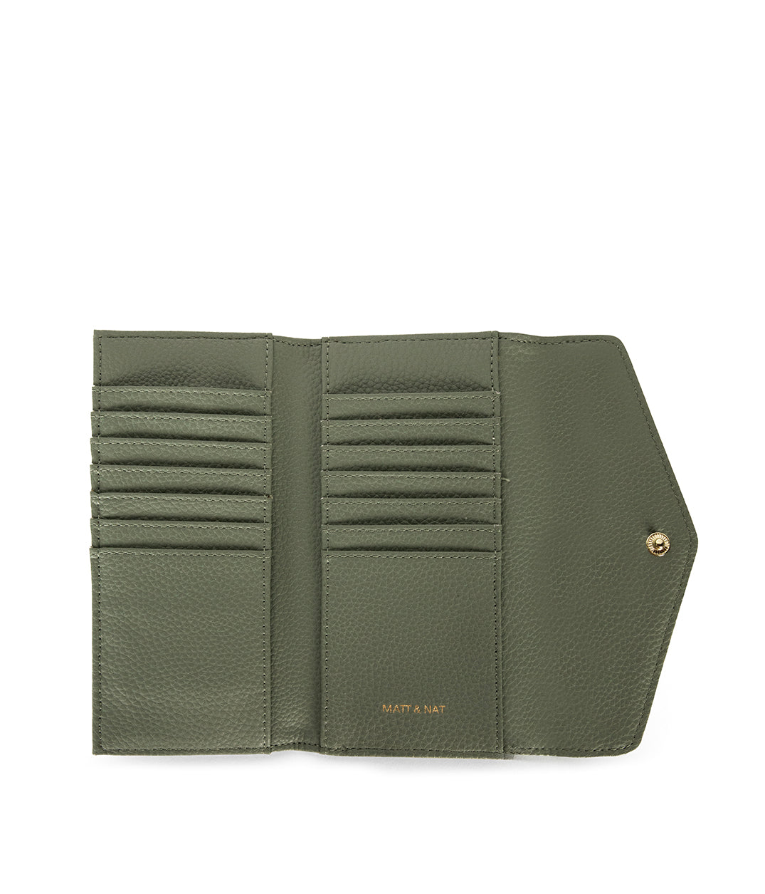 Raye Vegan Wallet - Grain | Color: Olivine - variant::olivine