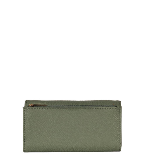 Raye Vegan Wallet - Grain | Color: Olivine - variant::olivine
