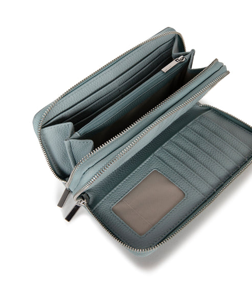 Sublime Vegan Wallet – Grain | Color: Aquamarine - variant::aquamarine