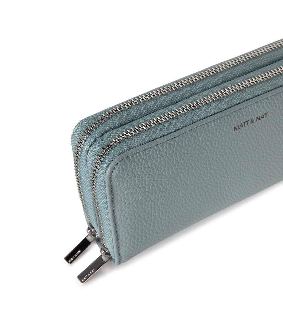 Sublime Vegan Wallet – Grain | Color: Aquamarine - variant::aquamarine