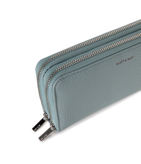 Sublime Vegan Wallet – Grain | Color: Aquamarine - variant::aquamarine