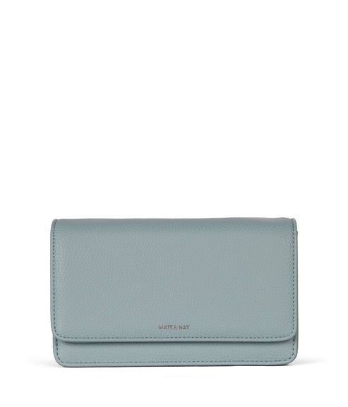 BEE Vegan Crossbody Bag - Grain | Color: Aquamarine- variant::aquamarine