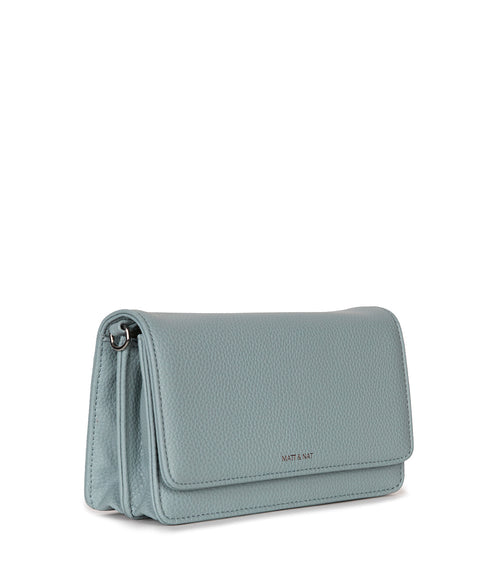 BEE Vegan Crossbody Bag - Grain | Color: Aquamarine- variant::aquamarine