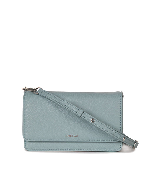 BEE Vegan Crossbody Bag - Grain | Color: Aquamarine- variant::aquamarine