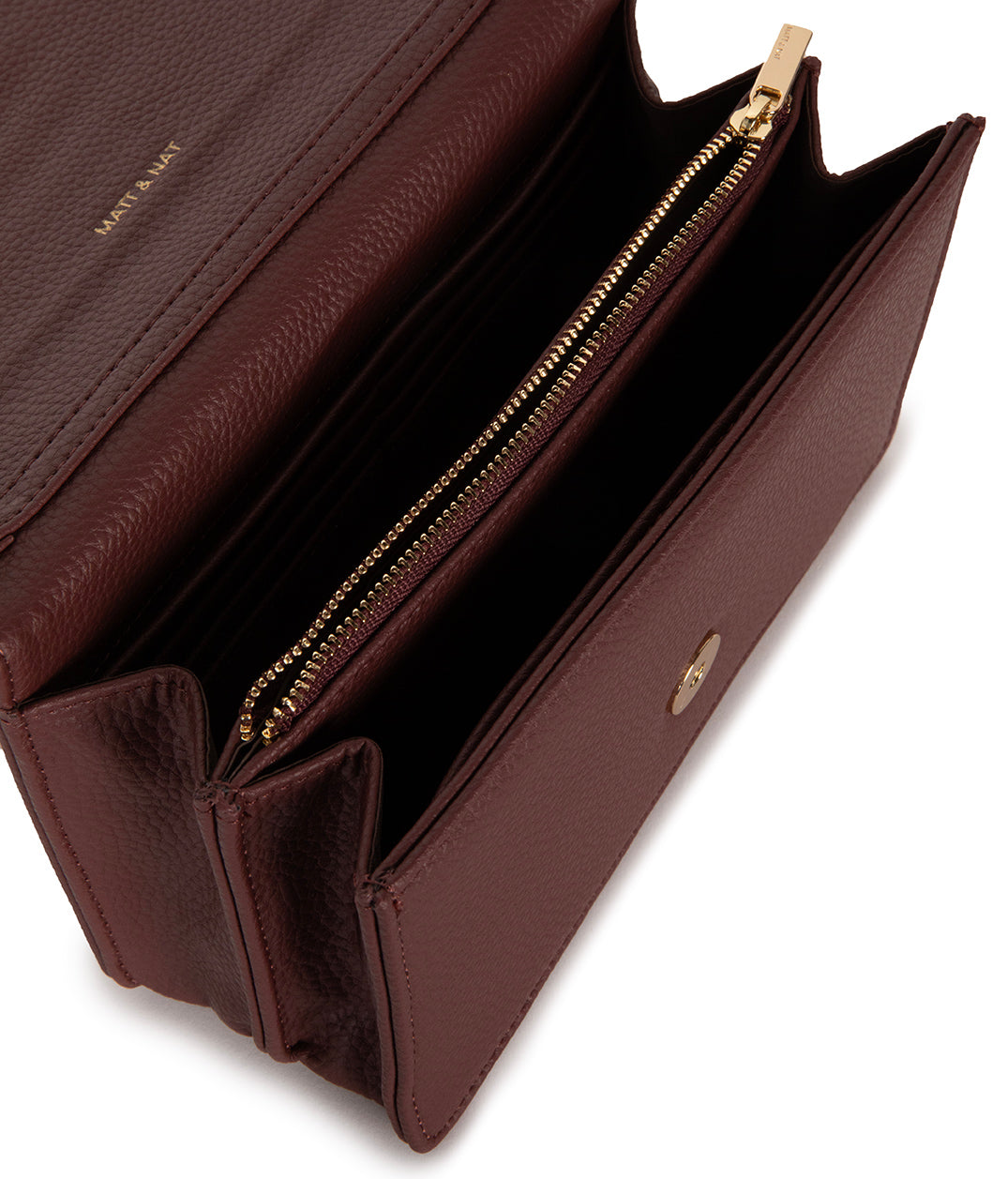 BEE Vegan Crossbody Bag - Grain | Color: Cherry- variant::cherry