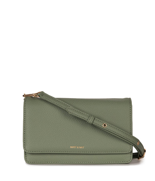 BEE Vegan Crossbody Bag - Grain | Color: Olivine- variant::olivine