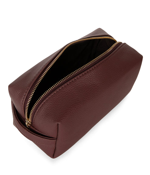 BLAIR Vegan Toiletry Case - Grain | Color: Cherry - variant::cherry