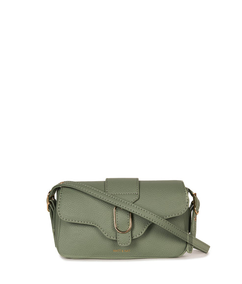 ISABELLE SM Vegan Crossbody Bag – Grain | Color: Olivine - variant::olivine