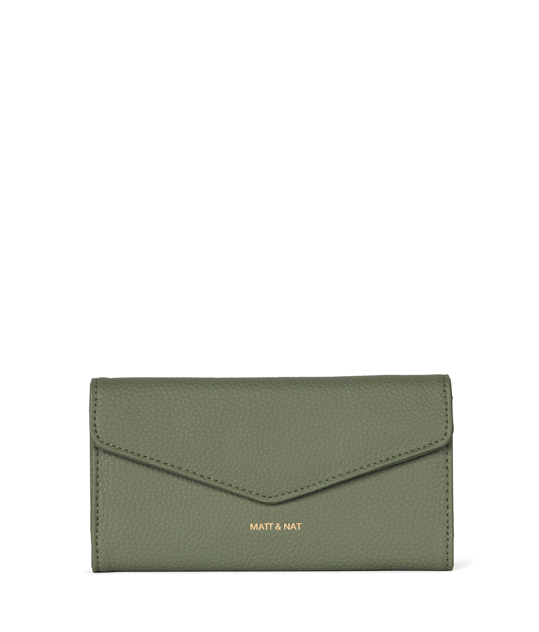Raye Vegan Wallet - Grain | Color: Olivine - variant::olivine