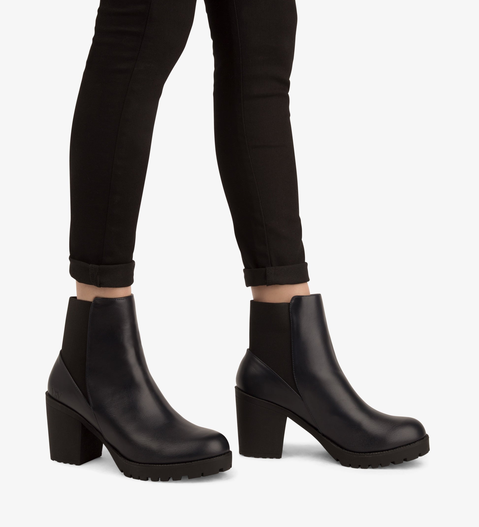 MONTROYAL Women's Vegan Boots | Color: Black - variant::ink