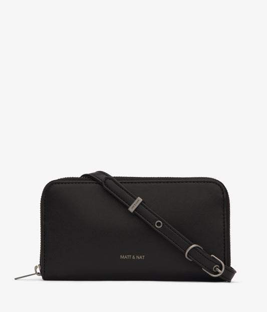 INVER Vegan Crossbody Bag - Loom | Color: Black - variant::blacks