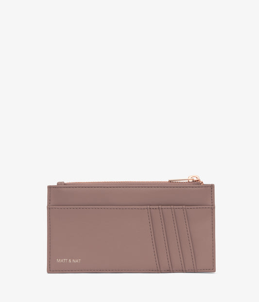 NOLLY Vegan Wallet - Loom | Color: Purple - variant::mahogany