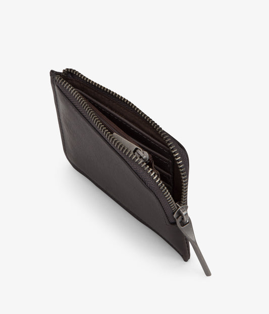 SEVA Vegan Wallet - Vintage | Color: Charcoal- variant::Charcoal