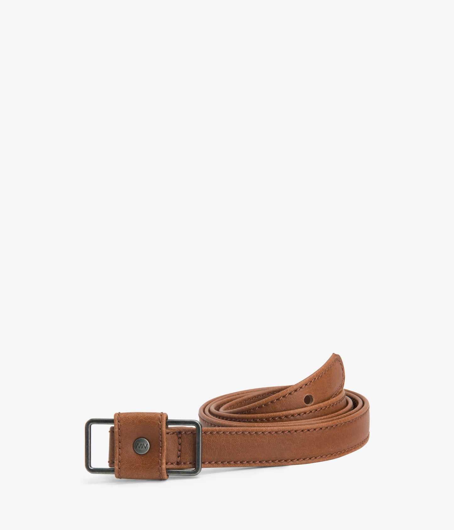 YOKO Women's Vegan Leather Belt | Color: Chili- variant::Chili