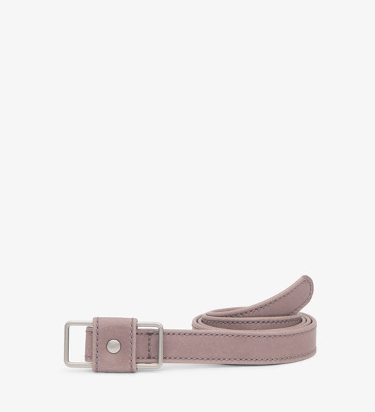 YOKO Women's Vegan Leather Belt | Color: Pink - variant::orchid