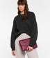 RIYA Vegan Clutch - Vintage | Color: Cosmo- variant::Cosmo