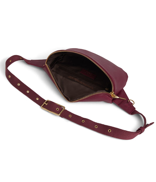 VIE Vegan Fanny Pack - Vintage | Color: Garnet- variant::Garnet