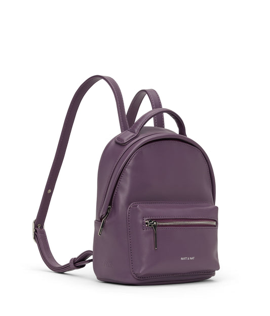 BALIMINI Vegan Mini Backpack - Loom | Color: Purple - variant::mulberry