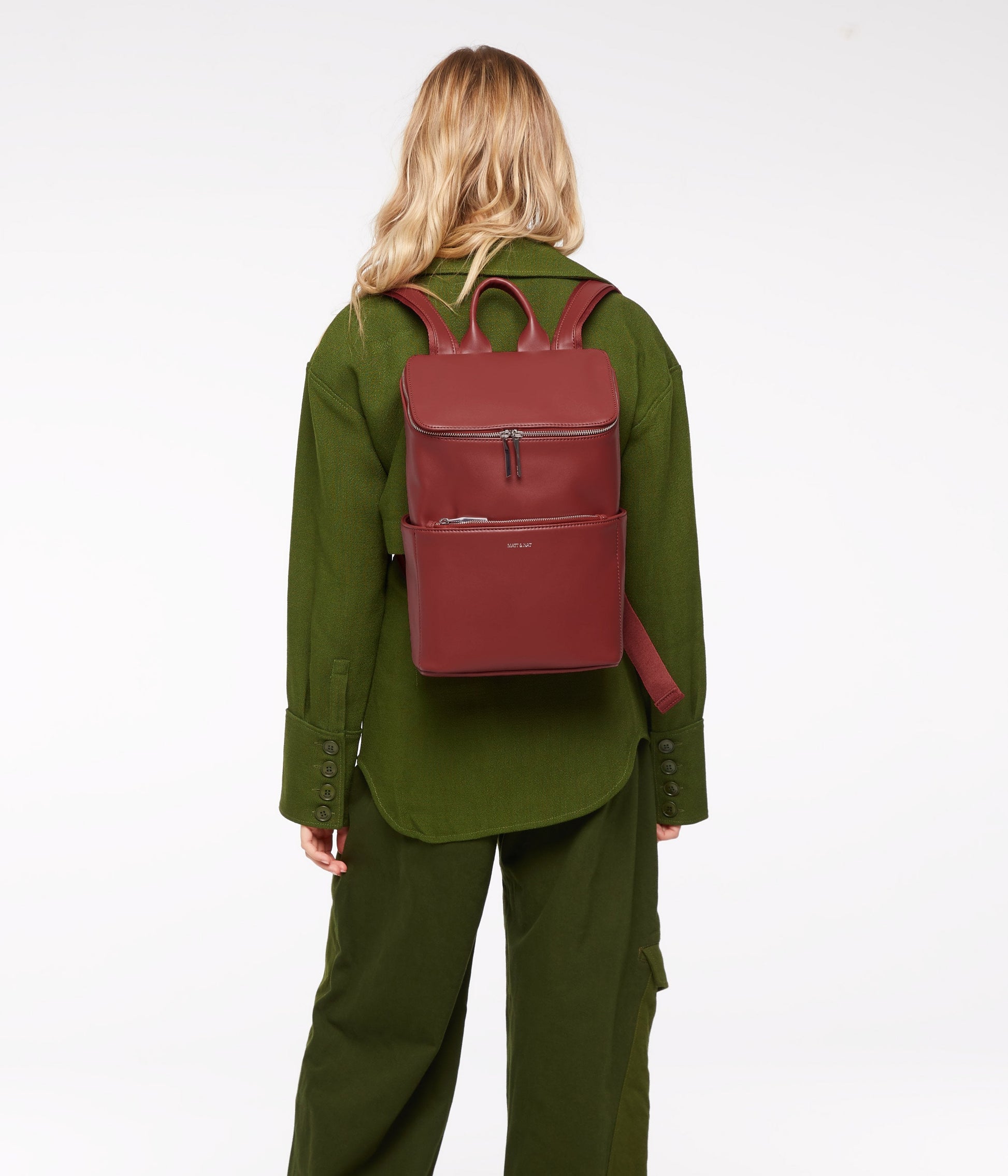BRAVE Vegan Backpack - Loom | Color: Tan - variant::cafe