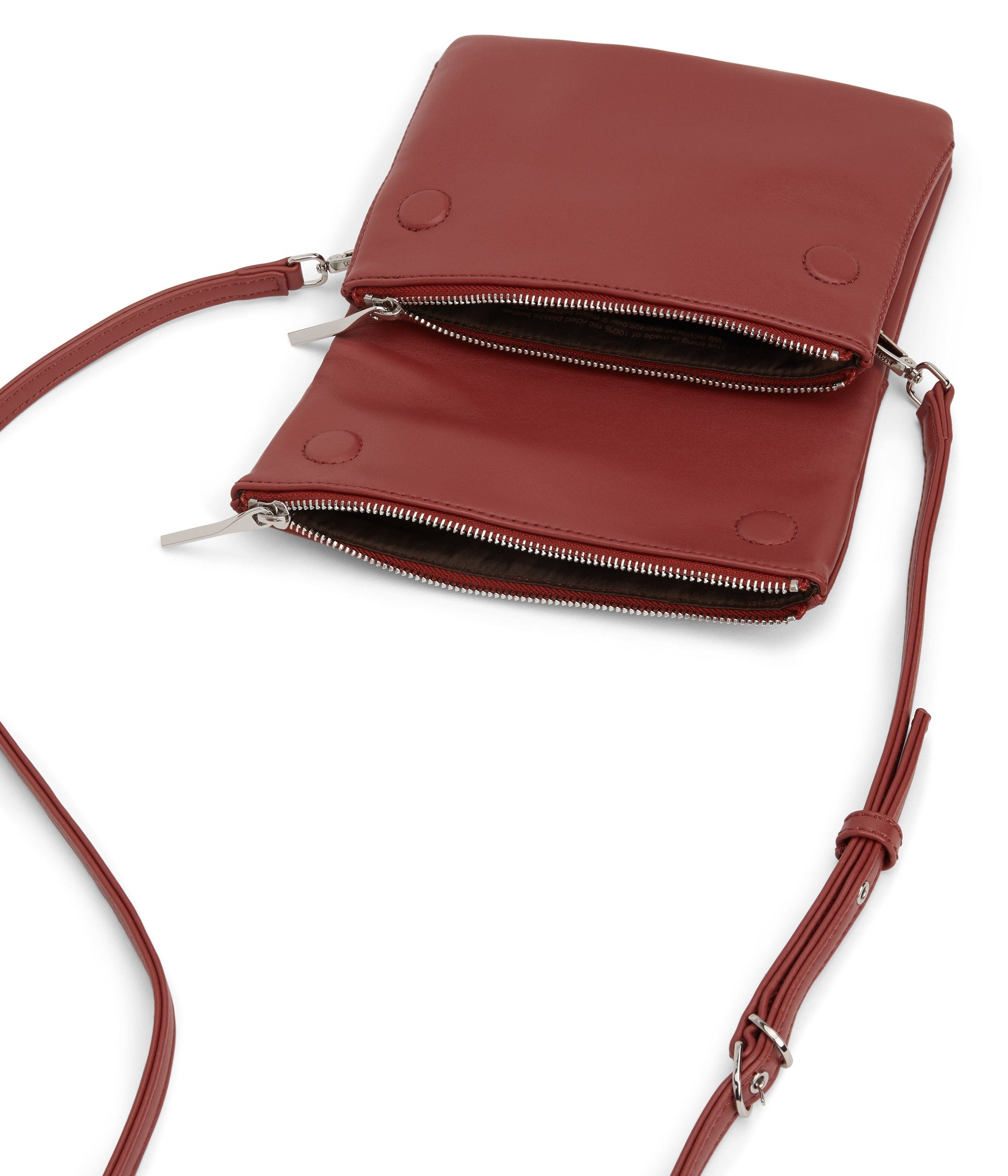 HILEY Vegan Crossbody Bag - Loom | Color: Red - variant::gala