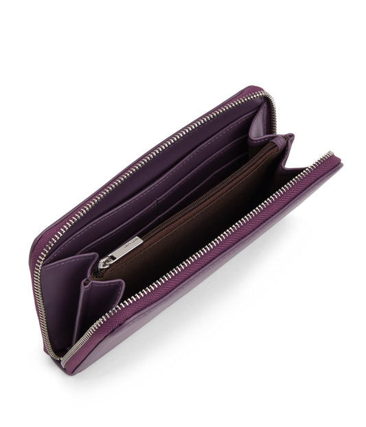 INVER Vegan Crossbody Wallet - Loom | Color: Purple - variant::mulberry