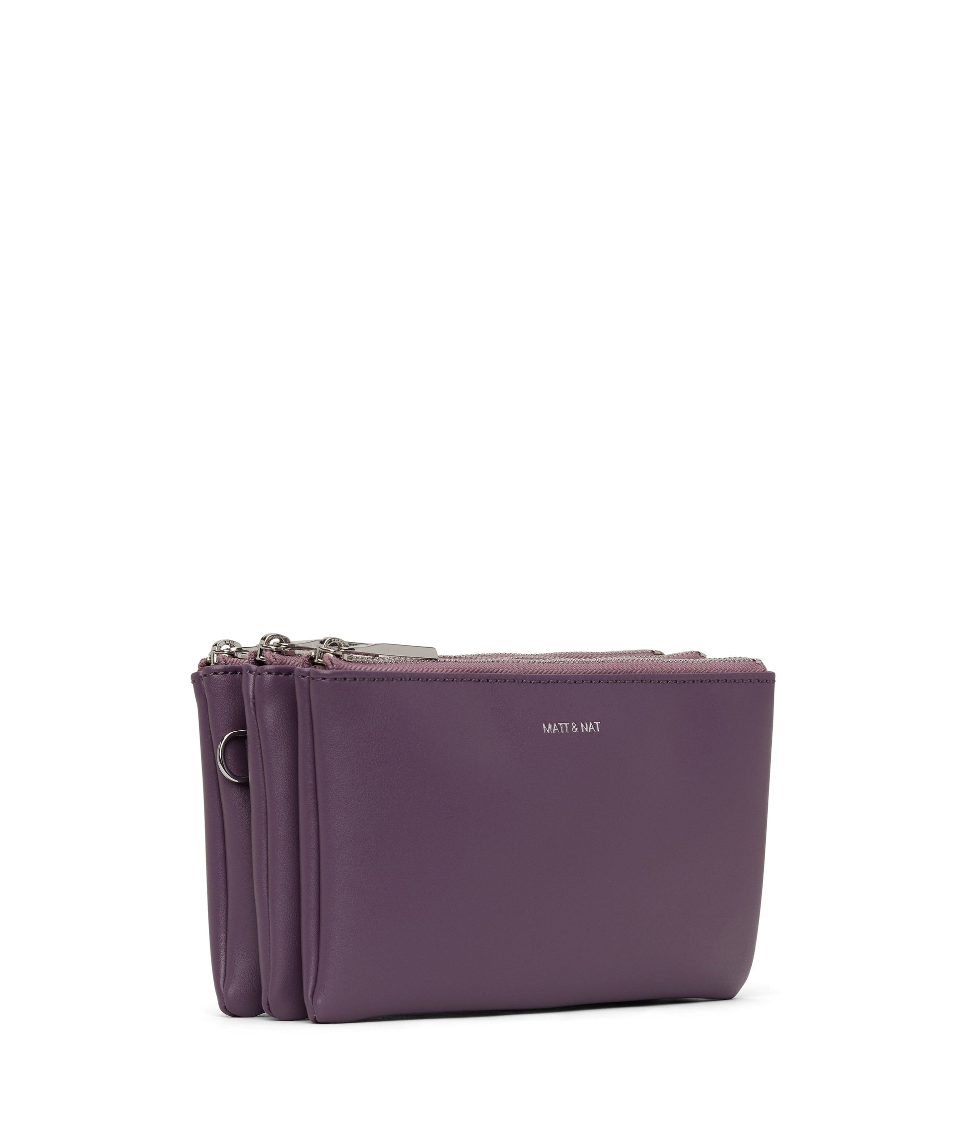 TRIPLET Vegan Crossbody Bag - Loom | Color: Purple - variant::mulberry