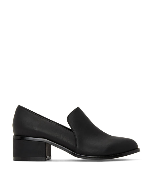 CASTELNAU Vegan Mid Heels | Color: Black - variant::black
