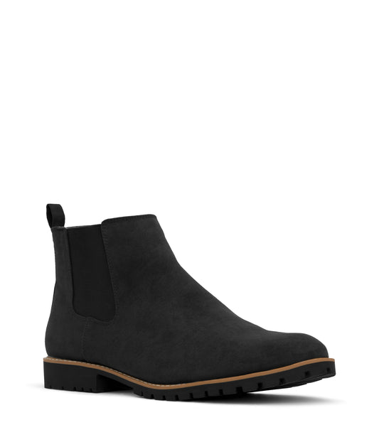 Hail Men's Vegan Chelsea Boots | Color: Black- variant::black