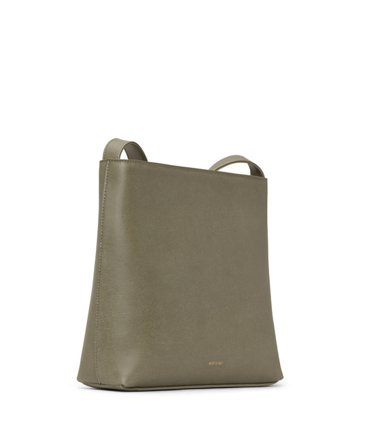 MINTYSM Small Vegan Messenger Bag - Vintage | Color: Green - variant::sage
