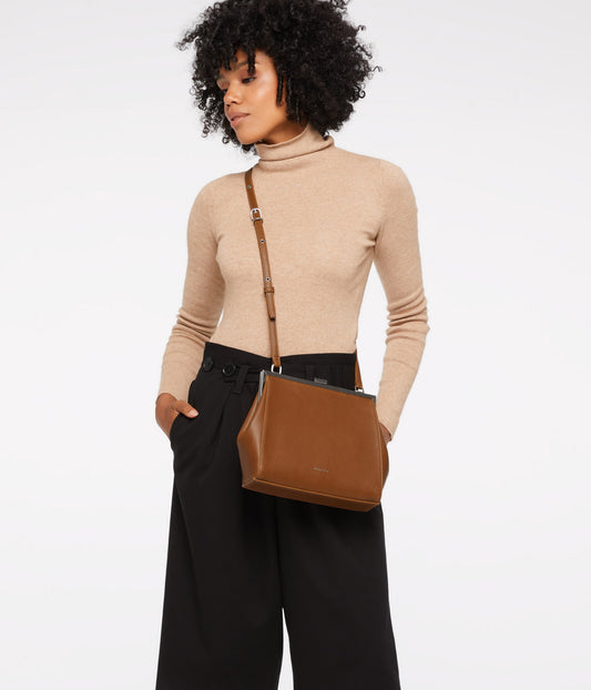 REIKA Vegan Frame Crossbody Bag - Vintage | Color: Green - variant::sage