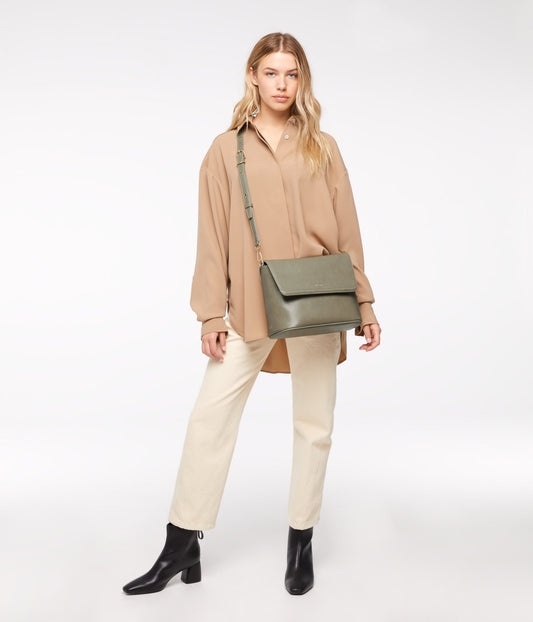 REITI Vegan Satchel - Vintage | Color: Green - variant::sage