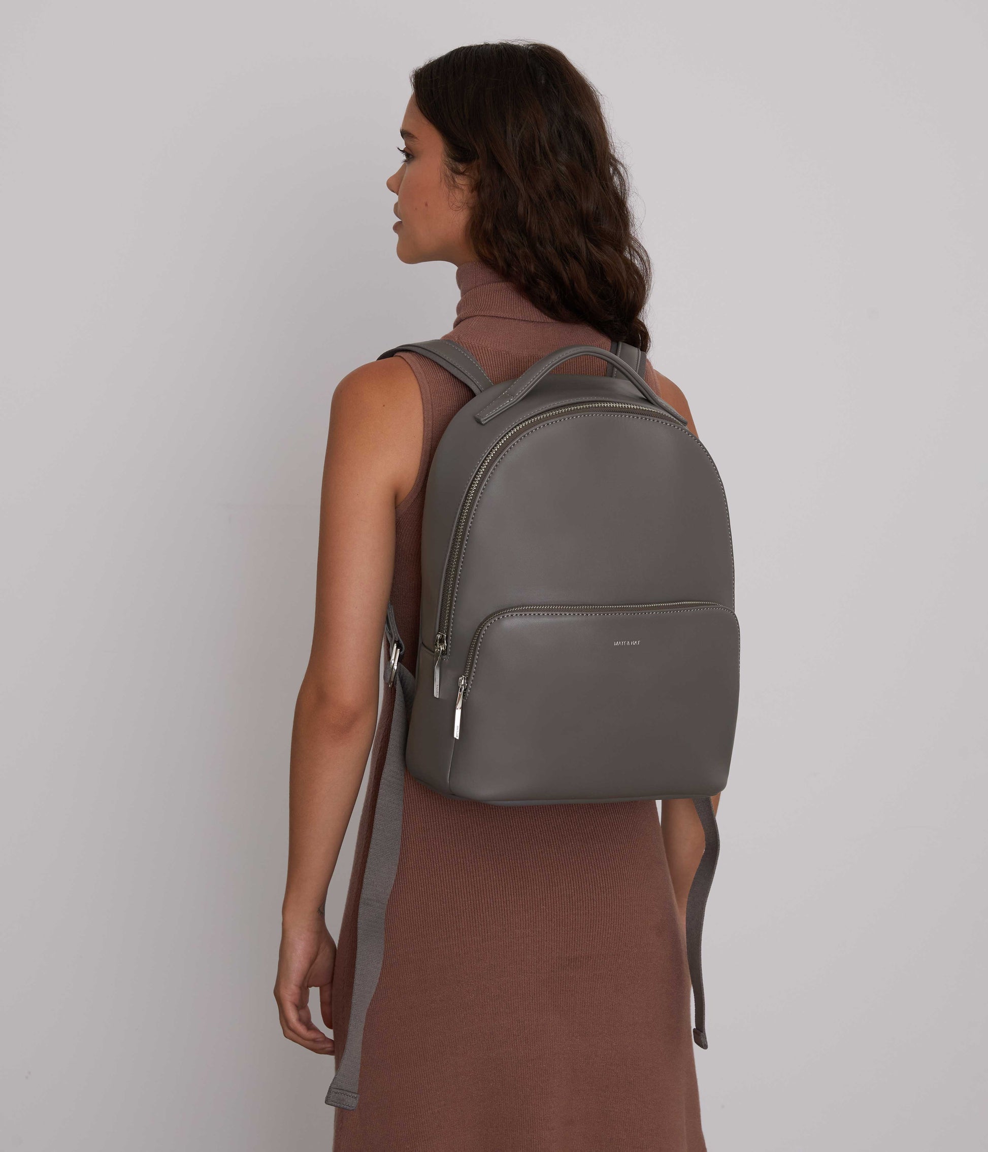 CARO Vegan Backpack - Loom | Color: Green - variant::stem