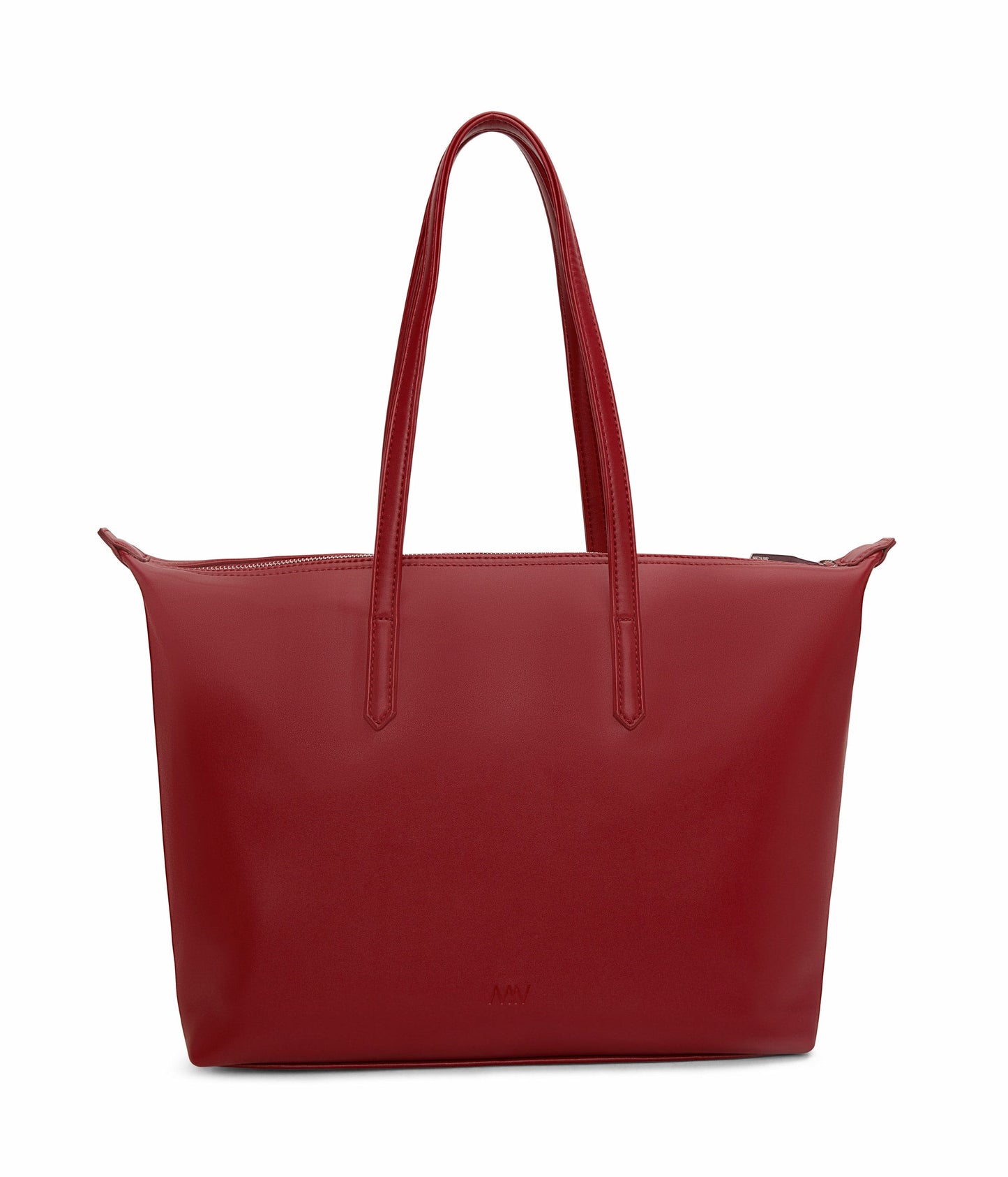 ABBI Vegan Tote Bag - Loom | Color: Red - variant::plum