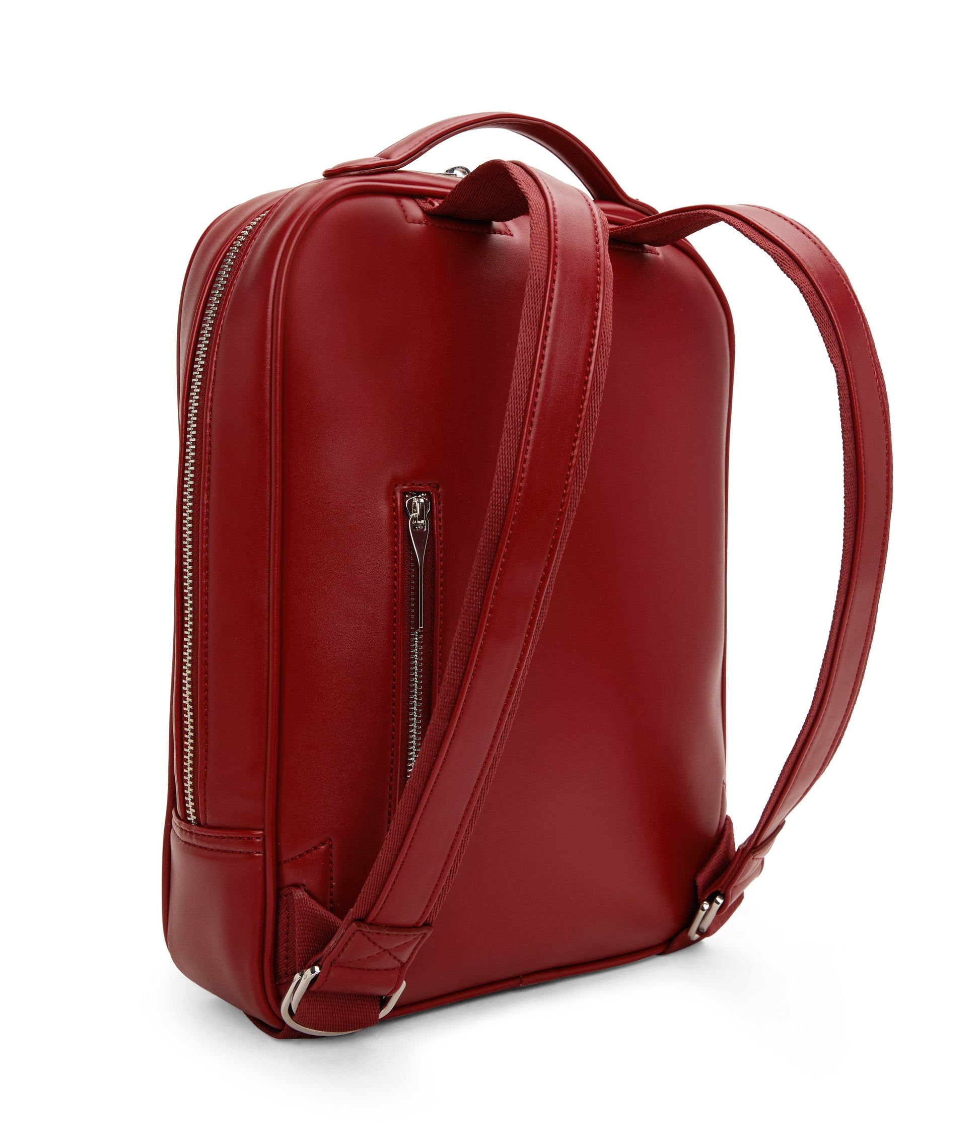 ALEX Vegan Backpack - Loom | Color: Red - variant::plum