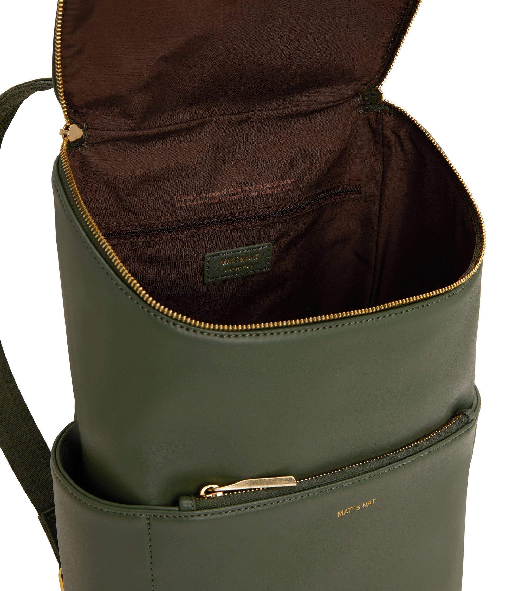 BRAVE MICRO Vegan Crossbody Bag - Loom | Color: Green - variant::stem