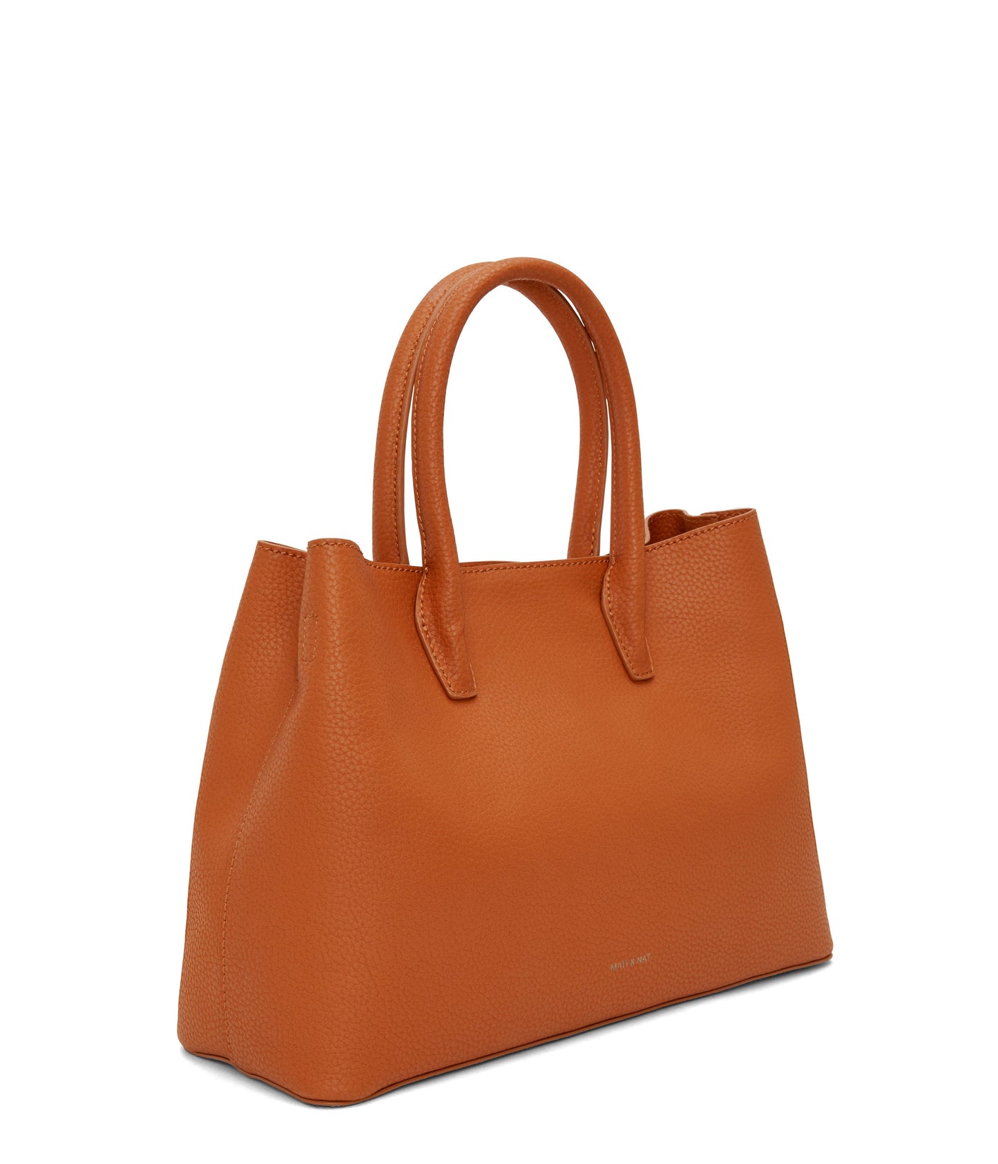 KRISTASM Small Vegan Satchel - Purity | Color: Orange - variant::prairie