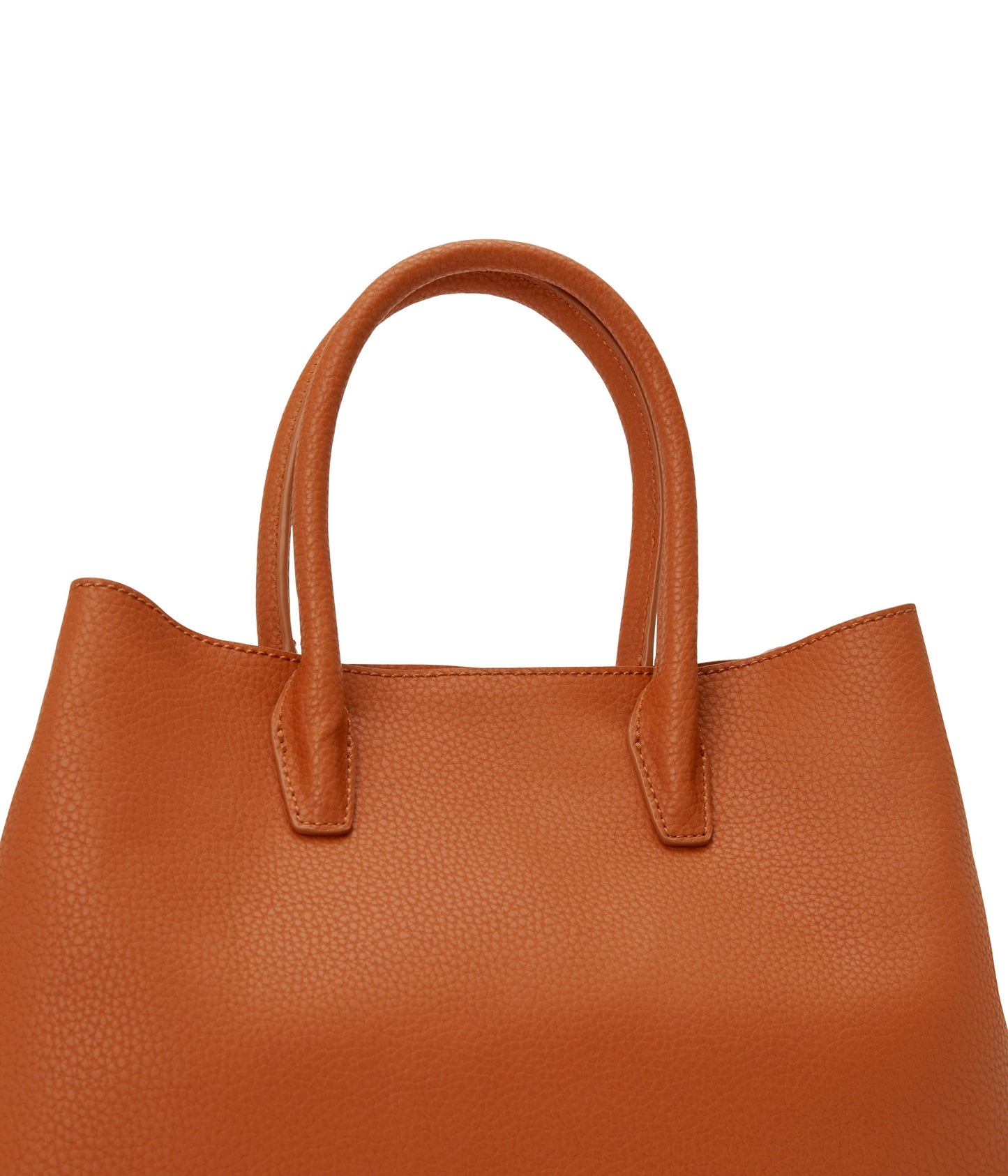 KRISTASM Small Vegan Satchel - Purity | Color: Orange - variant::prairie